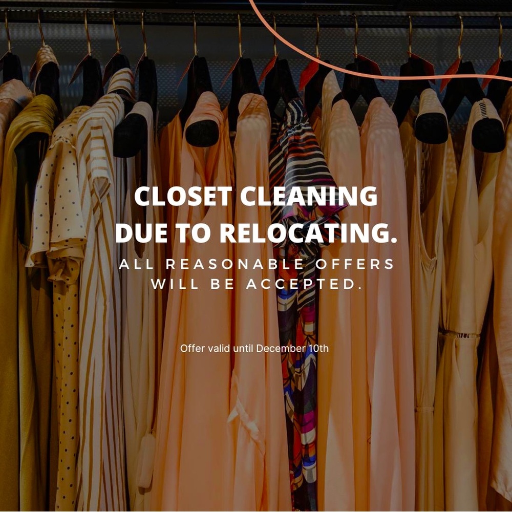 🍁🍁🍁  Closet Cleaning  🍁🍁🍁